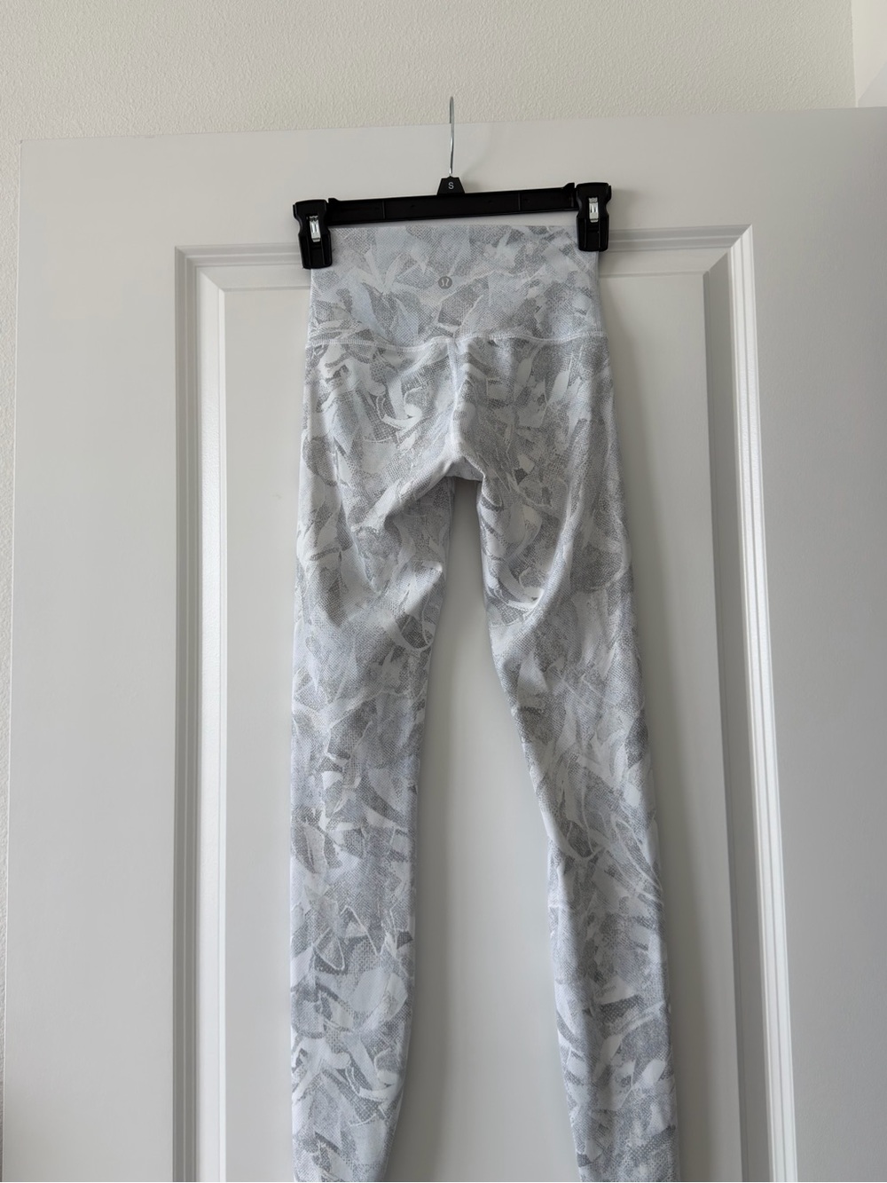 lululemon athletica White and Gray Printed High-Rise Jeggings